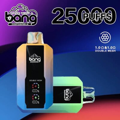 Bang 25000 Puffs 超大屏幕 超大容量可充電拋棄式電子煙
